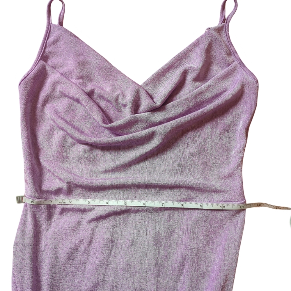 NWT Cider Cowl Neck Midi Dress Cider Size XS Purple - Picture 2 of 6